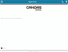 Tablet Screenshot of canoaseolica.com.br